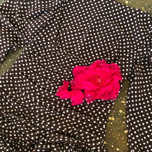 MARIANNA SENCHINA Mignolia Dress Brown & White - Picture 8 of 8